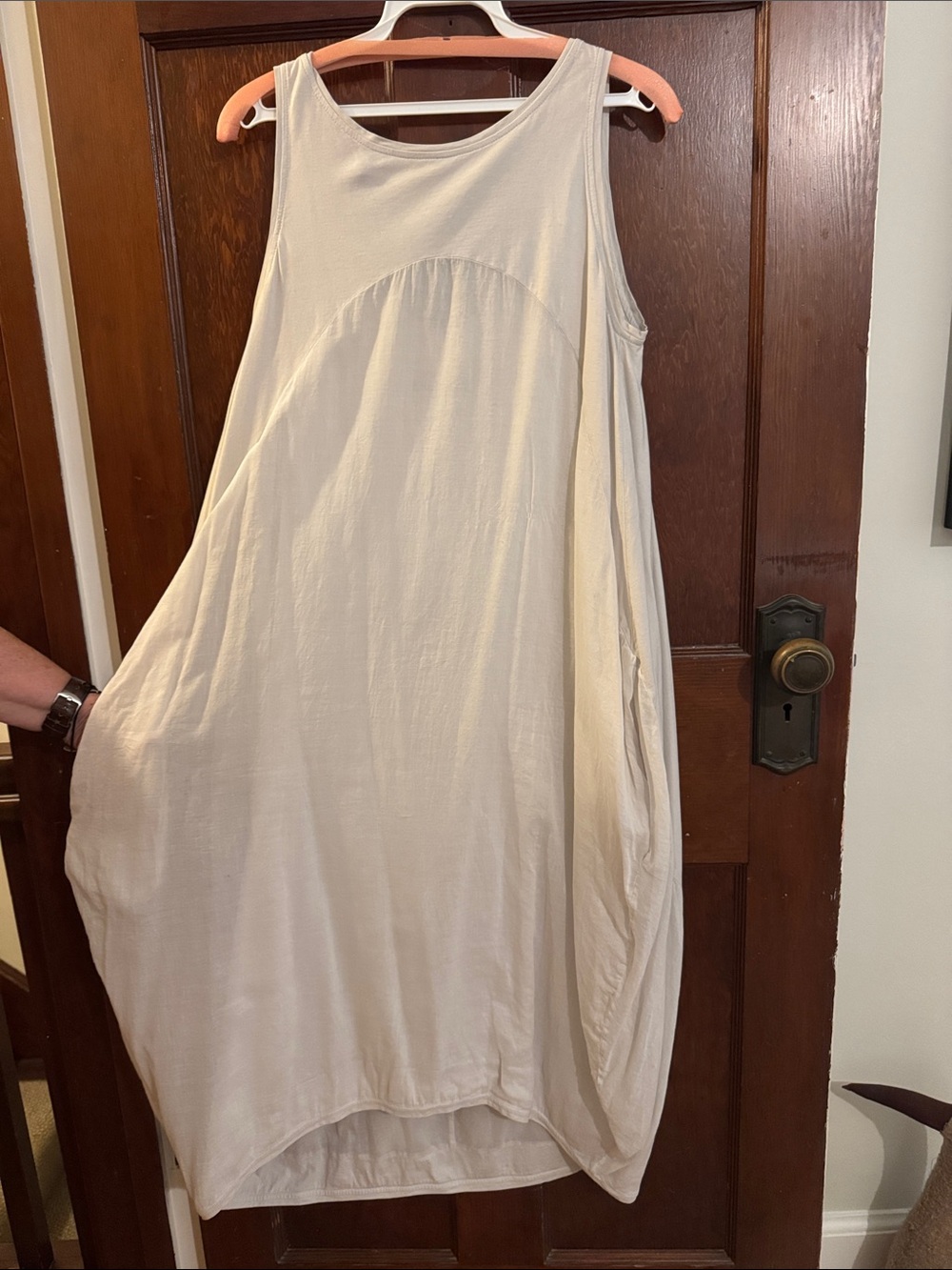 Sleeveless A-Line Midi Dress from Italy